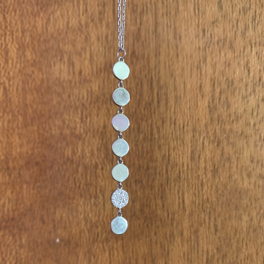 Long Silver Necklace